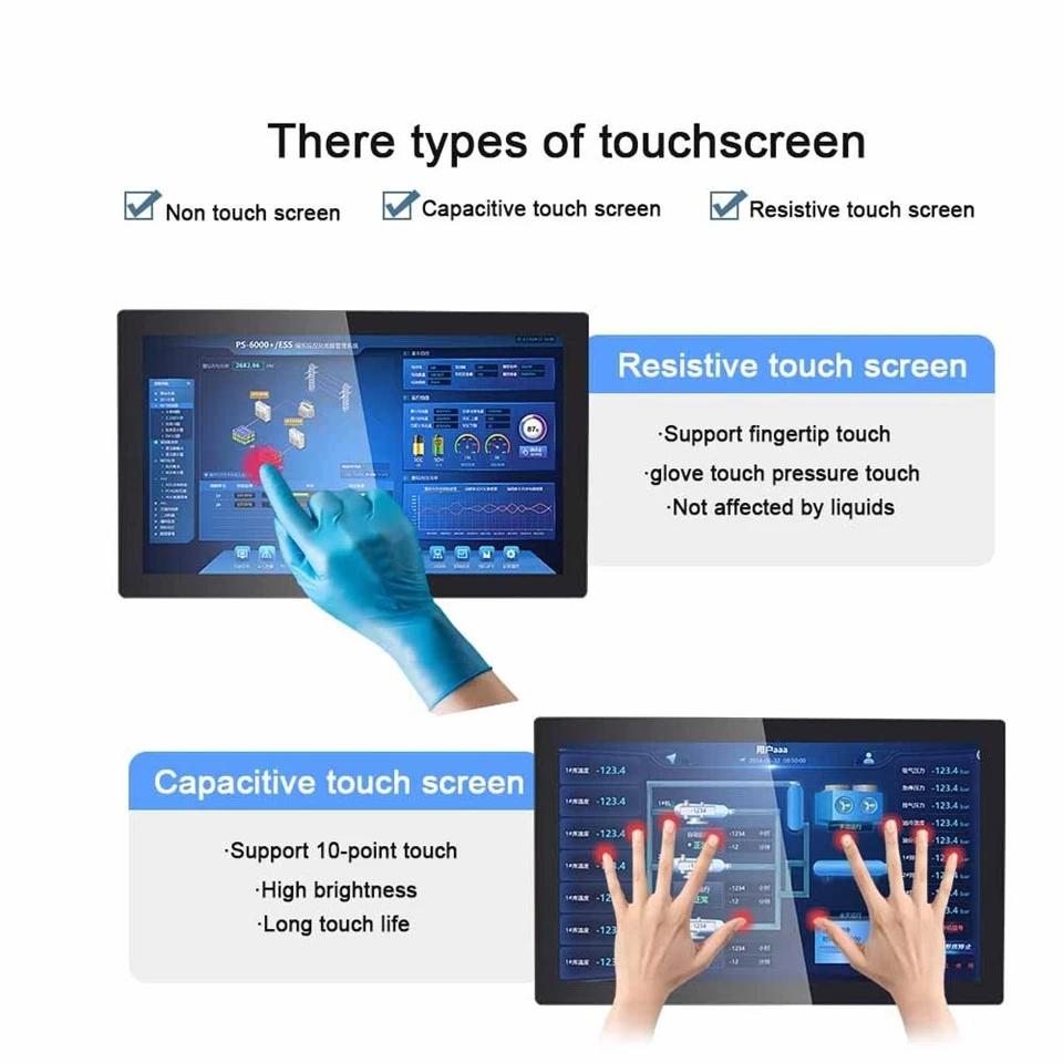 Interactive Touch Screen Monitor 15.6 pous